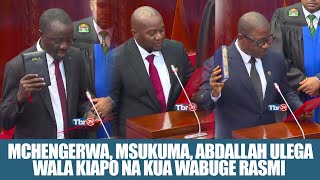 MCHENGERWA, MSUKUMA, ABDALLAH ULEGA, ABOOD WALA KIAPO BUNGENI NA KUA WABUNGE RASMI LEO HII