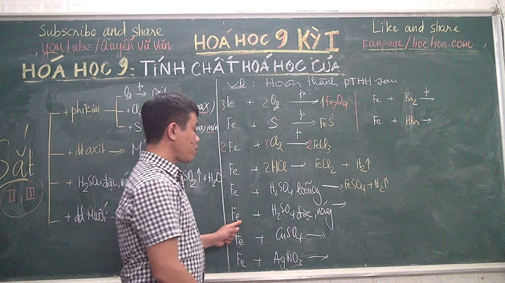 Tính chất hóa học của sắt lớp 9 năm 2024