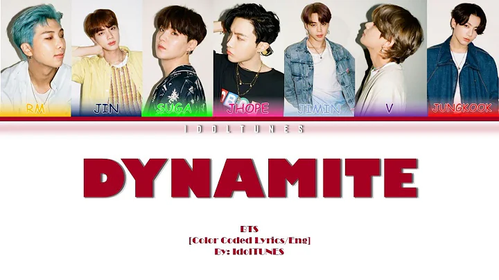 BTS – Dynamite (Lyrics) | Color Coded | English