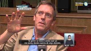 Visión 7: Hugh Laurie en Argentina