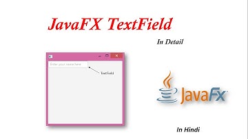 #12 JavaFx Tutorial | TextField in Javafx