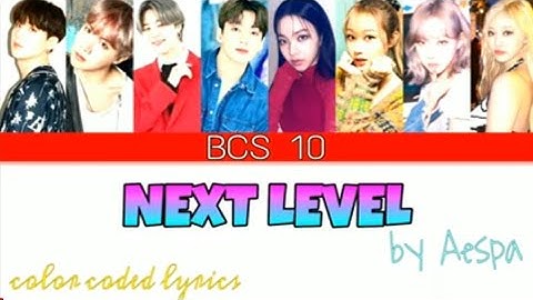 [Request 10] How would BTS (Suga, J-Hope, Jimin, Jungkook) & Aespa sing + rap "Next Level" by Aespa