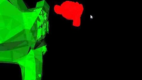 [OpenGL] Tow .obj models loaded in an OpenGL application 2