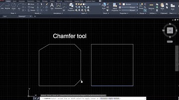 AutoCAD 2021 Tutorial: how to use Chamfer tool?