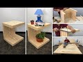 Mesa de Luz Moderna Fácil De Hacer Paso a Paso - Tutorial de carpintería