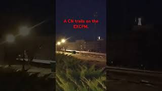 A CN Trails On Ethanol Empties