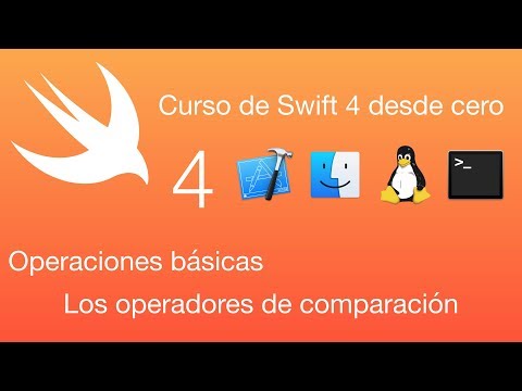 Curso Swift 4: Los operadores de comparacio´n [Leer Descripción]