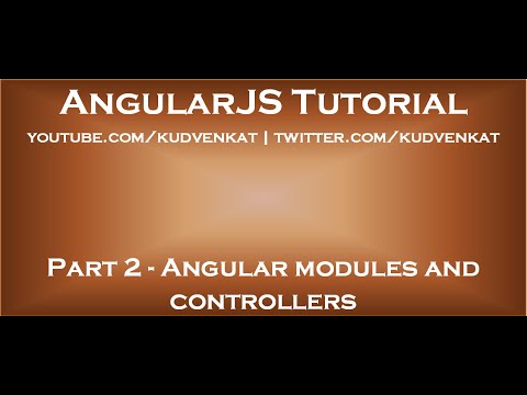 Video: Che cos'è il controller AngularJS?