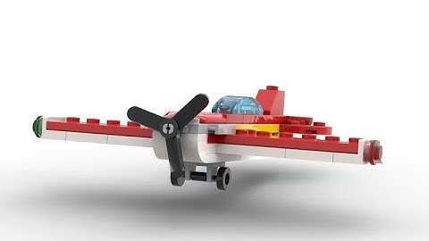 LEGO Bricklink Studio Animation Test 3 - Plane Flying