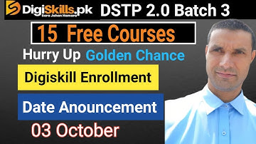 Digiskills | Digiskills courses |  Muhammad Abbas | Digiskills enrollment batch 3 2022 | free