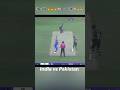 India vs Pakistan cricket match #shorts