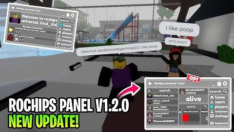 *NEW* Rochips Panel Script Brookhaven | Hydrogen/Fluxus/ArceusX/Delta/VegaX - Roblox Script