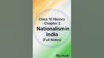 class 10 history chapter 2 #cbseboard  #class10 #notes #important #notes  #Nationalisminindia #india