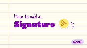 Kami Signature Tool | Sign & Timestamp Documents with Ease