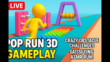 Pop Run 3d Game Live 🔴 #poprun #games #poprace #gameplay #shortsfeed #trending #live