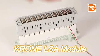 10 pair krone lsa module lsa plus nt module pbt for telecommunication distributors