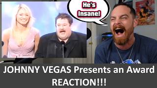 American Reacts JOHNNY VEGAS Presents An Award REACTION