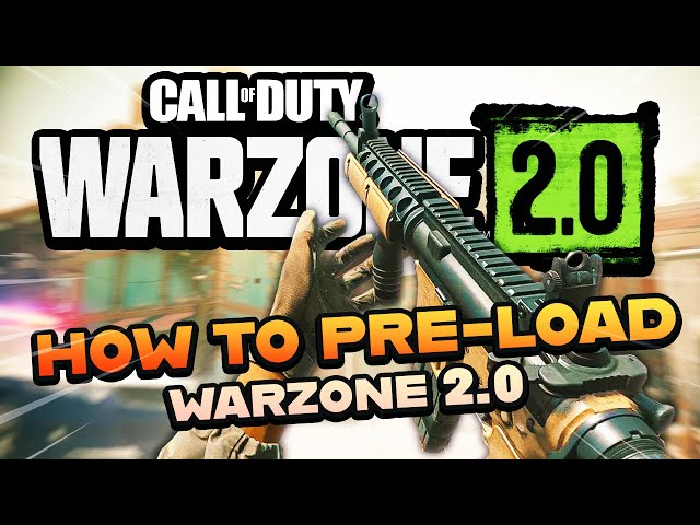 Warzone 2.0 - Pre-load and download size