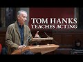 Oscar winning actor  writer tom hanks gives the oxford union an acting lesson