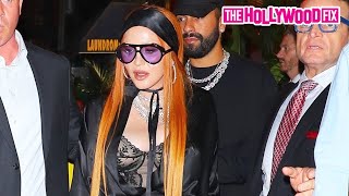 Madonna Steps Out For Dinner With Her Children Rocco Ritchie \& Lourdes Leon At Carbone In New York