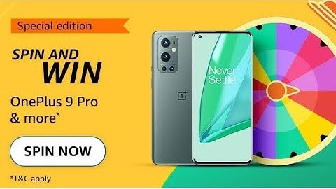 Amazon Special Edition Spin And Win Quiz Answers Today | 1 May 2022