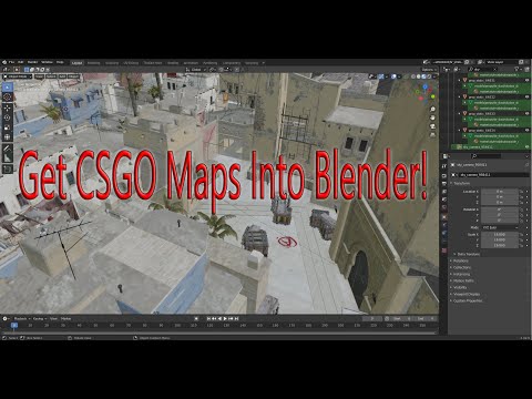 How to Rip and Import the CSGO Maps in Blender