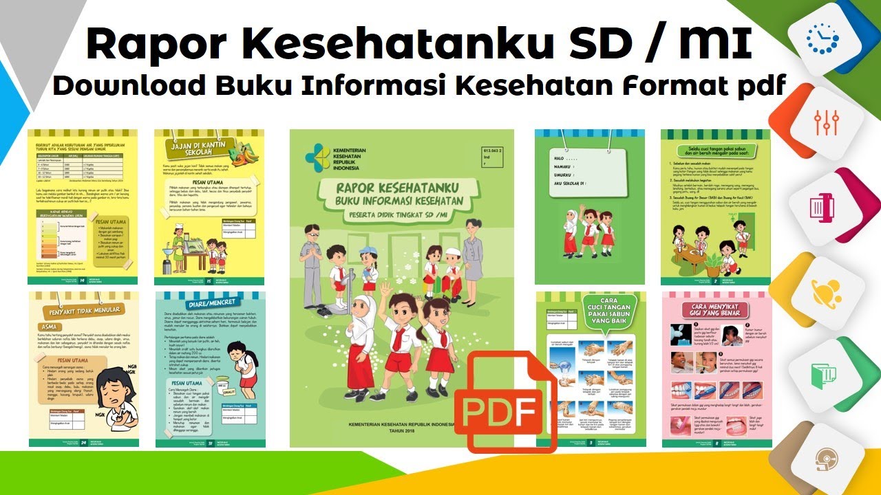Download Rapor Kesehatanku Untuk SD MI Seri Buku Informasi Kesehatan Format pdf