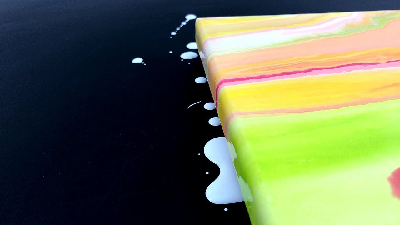 Acrylic Pouring - Open Cup technique - Pastel - YouTube