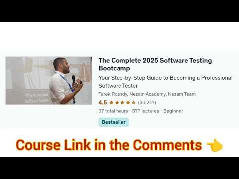 The Complete 2025 Software Testing Bootcamp