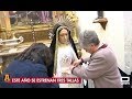 Preparativos para la Semana Santa de Tarancón. 18/04/2019.