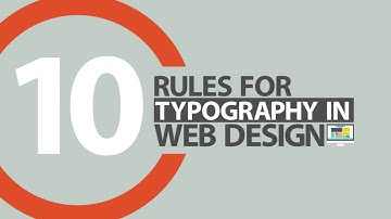 10 Rules of Typography in Web Design