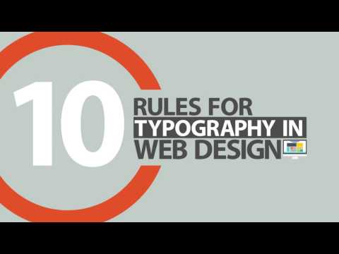 10 Rules of Typography in Web Design