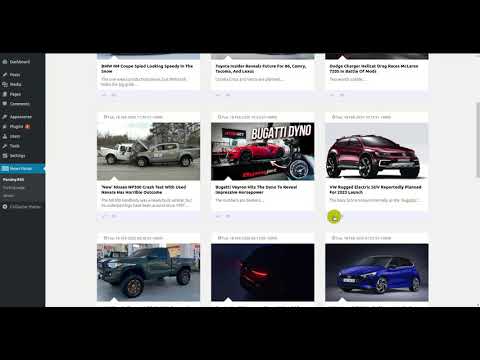 Wordpress News-Parser Plugin v1.0.0. Create parsing template.