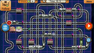 Train Track Maze Navigating a Labyrinth of Rails and Switches | Train Game | Android Gameplay #2360