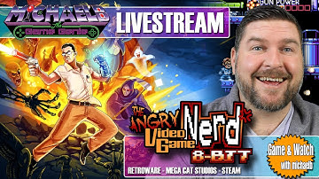 Angry Video Game Nerd 8-Bit Live Gameplay & First Impressions!