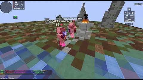 ExtremeCraft - Hacker #2551 Name: PiggehFreeze_ Hacks: Velocity + Kill Aura + Reach