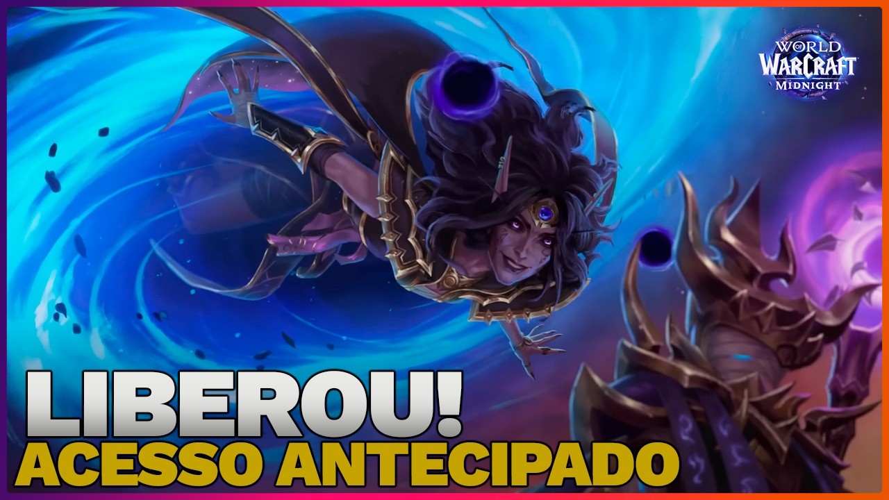 🔴 LIVE: O VAZIO CHEGOU! ⚔️ JOGANDO O ACESSO ANTECIPADO DE WOW MIDNIGHT
