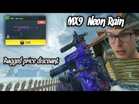 MX9 - Neon Rain gun bugged price only 1500 credits