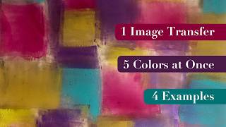 One Transfer Five Colors: Unleashing the Power of Multi-Color Gel Print Transfers screenshot 1