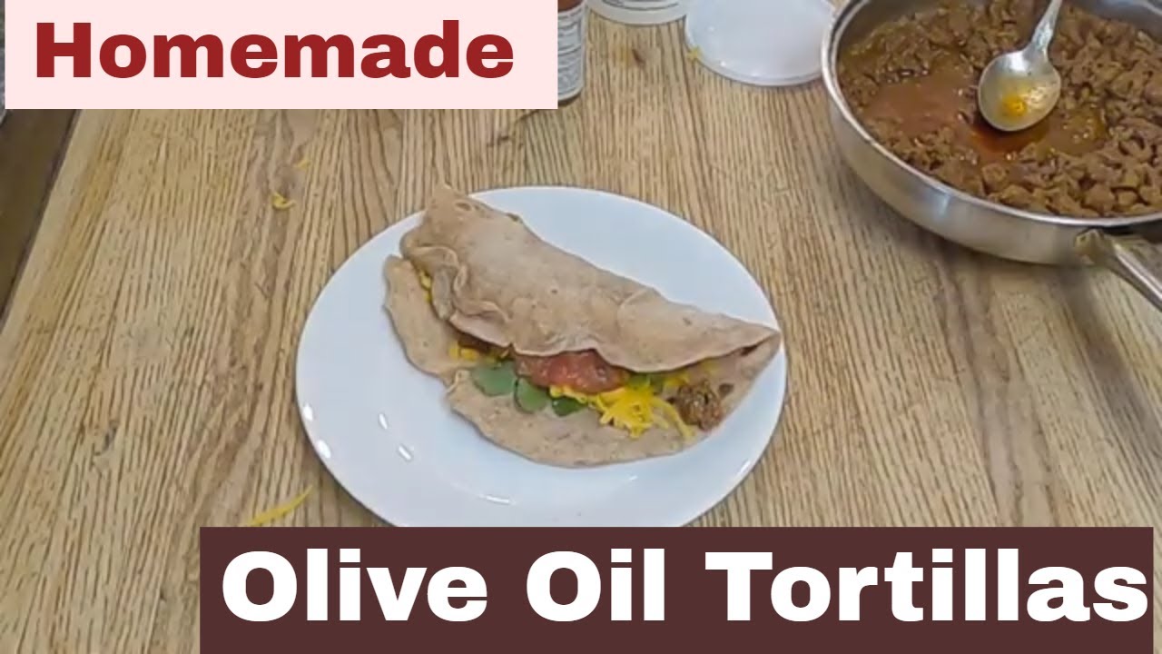 Make delicious Homemade Olive oil tortillas! recipe whole wheat YouTube