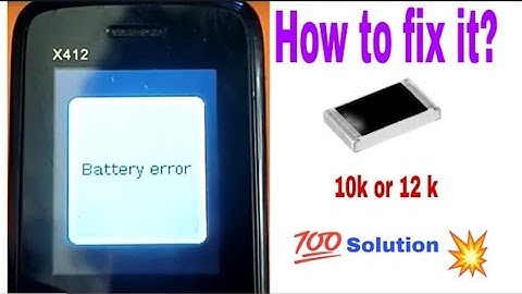 micromax x412 charging error solution / battery error / no charging