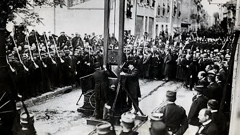 THE LAST PUBLIC GUILLOTINE IN FRANCE   - Eugen Weidmann