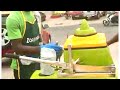 Amazing Fresh Coconut Cutting Machine - Ghana Street Food - Zaconut