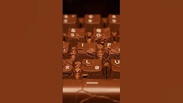 초콜릿 키보드 ASMR 🍫⌨ | Chocolate Keyboard Sounds | 부드럽고 달콤한 타건 소리 #asmr #ai