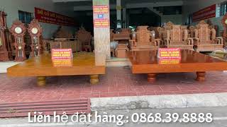 Cực hot bộ sập chiếu ngựa gỗ hương vàng và hương đá nam phi | 0868.39.8888 & 08689.88888