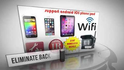 FalconEye HD WIFI BACKUP CAM Product Video! Eliminate Backup Accidents