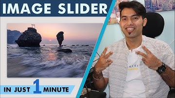 Responsive Image Slider with CSS Animation in 1minute 🔥
