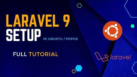 How to setup Laravel project in ubuntu/popOs | Laravel 9 | ubuntu | project setup | Full Tutorial