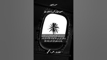 سورة النصر #قرآن #قرآن_كريم #قران #قران_كريم #قرأن
