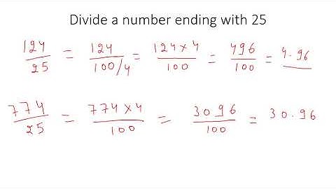 Vedic Maths Trick For Dividing Any Number by 5, 25, 125 - Wizy Owl (2016)